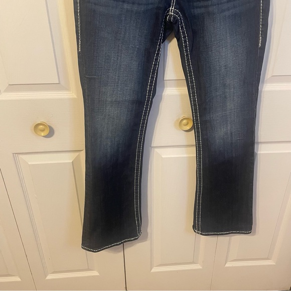 Womens Vigoss The New York Boot Cut Blue Jeans - Picture 3 of 10